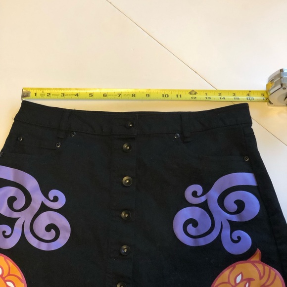 Her Universe Disney Aladdin Magic Carpet Denim Mini Skirt Size L Hot Topic - Picture 7 of 9